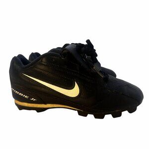 “Nike Ribbie Jr Youth Unisex Kid Black Baseball Cleats–Size 1.5Y Soccer Cleats